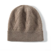 100% Cashmere Beanie Soft Stretchy Warm Ear Protection Cashmere Hat